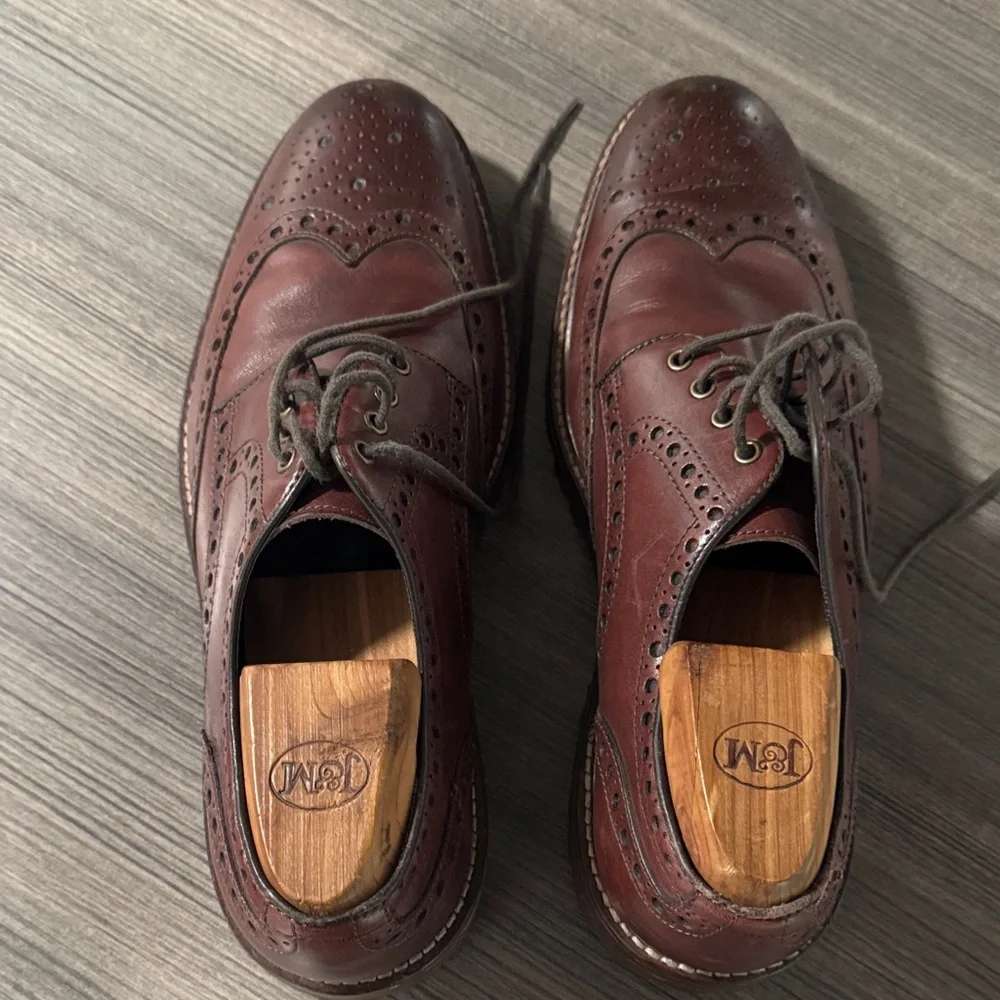 Johnston & Murphy Dark Red Brogue Derbys - Picture 3 of 4